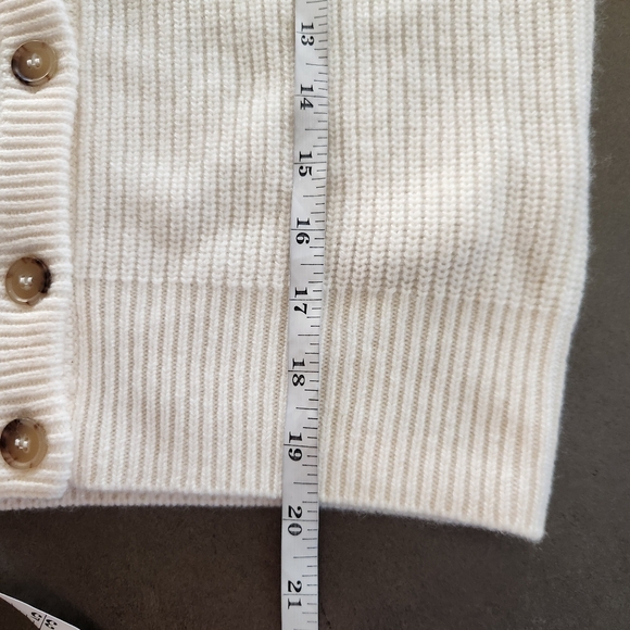 Frame Womens Shrunken Rib Wool & Cashmere Cardigan Size Small NWT $448 - Picture 11 of 12